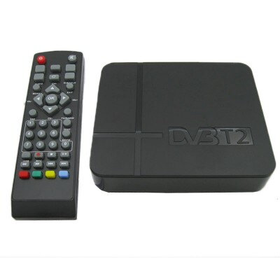 K2 Mini přijímač HD DVB-T2 Set Top Box, podpora USB / HDMI / MPEG4 / H.264, černá