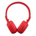 Zealot® BS-N65, Skládací stereo Hi-Fi Bezdrátová WiFi sluchátka s LCD obrazovkou, červená