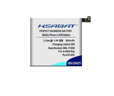 HSABAT Baterie pro Huami Amazfit Bip A1608, 300mAh